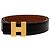 Hermès Cadena H Wendelgürtel aus schwarzem Box Calf Leder