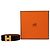 Hermès Cadena H Wendelgürtel aus schwarzem Box Calf Leder - Ansicht 7