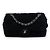 Borsa a tracolla Chanel Medium Quilted Terry Cloth Coco Beach Flap Shoulder Bag Nera Nero