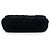 Borsa a tracolla Chanel Medium Quilted Terry Cloth Coco Beach Flap Shoulder Bag Nera Nero - vista 3