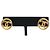Chanel CC runde vergoldete Ohrstecker Golden
