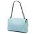Borsa a tracolla Chanel Coco Soft Flap Large in pelle di vitello invecchiata matelassé Blu - vista 2