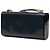 Borsa a tracolla Gucci in vernice blu con chiusura Interlocking G - vista 2