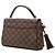 Borsa Louis Vuitton Damier Ebene Croisette Marrone - vista 2
