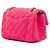 Borsa a tracolla Chanel Mini Quilted Tweed Reissue 2.55 Single Flap 224 Rosa - vista 2