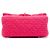 Borsa a tracolla Chanel Mini Quilted Tweed Reissue 2.55 Single Flap 224 Rosa - vista 3