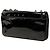 Borsa a tracolla Chanel CC Patent Lipstick Ligne Flap Nera Nero - vista 2