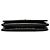 Borsa a tracolla Chanel CC Patent Lipstick Ligne Flap Nera Nero - vista 3