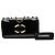 Borsa a tracolla Chanel CC Patent Lipstick Ligne Flap Nera Nero - vista 7