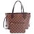 Borsa Tote Louis Vuitton Damier Ebene Neverfull PM Marrone