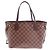 Borsa Tote Louis Vuitton Damier Ebene Neverfull PM Marrone - vista 2