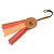 Portachiavi ciondolo Paddock Flot Ribbon Hermès in vitello Hunter e pelle di agnello Milo marrone