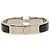 Bracciale Clic H PM stretto in smalto nero Hermès - vista 3