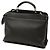 Borsa Mini Peekaboo Iconic Essential in pelle nera Fendi Nero - vista 2