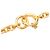 Collana con pendente a croce Chanel CC placcata oro D'oro - vista 3