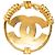 Collana con pendente a croce Chanel CC placcata oro D'oro - vista 4