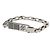 Bracciale a catena Louis Vuitton Damier Colors in smalto e ottone nero - vista 2