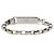 Bracciale a catena Louis Vuitton Damier Colors in smalto e ottone nero - vista 3