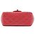 Borsa a tracolla Chanel Mini Square Classic in vernice rosa con patta singola - vista 3