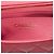 Borsa a tracolla Chanel Mini Square Classic in vernice rosa con patta singola - vista 5