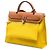 Borsa Satchel Hermès Toile Herbag Zip 31 Gialla Giallo - vista 2