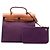 Borsa Hermès Toile Herbag Zip 31 viola Porpora - vista 7