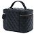 Vanity Beauty Case Chanel Medium CC Quilted Caviar Nero - vista 2