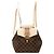 Zaino Louis Vuitton Damier Ebene Clapton Marrone