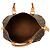 Borsa Boston Louis Vuitton Monogram Speedy 35 Marrone - vista 4