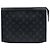 Black Louis Vuitton Monogram Eclipse Pochette Voyage MM Clutch Bag