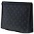 Black Louis Vuitton Monogram Eclipse Pochette Voyage MM Clutch Bag - view 2
