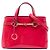 Borsa Satchel Gucci Bright Bit in vernice rosa