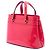 Borsa Satchel Gucci Bright Bit in vernice rosa - vista 2