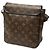 Borsa Crossbody Louis Vuitton Monogram Macassar Bass PM Marrone - vista 2
