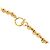 Collana con pendente matelassé Chanel CC placcato oro D'oro - vista 4