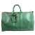 Borsa da viaggio Louis Vuitton Keepall 45 in pelle Epi Verde M42974