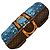 LOUIS VUITTON KEEPALL 60 - Starry Night Over the Rhône (Van Gogh) Marrone Blu Monogramma - vista 6
