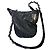 Autre Marque Borsa a tracolla in pelle Diesel Black Gold con decorazioni Nero