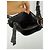 Autre Marque Borsa a tracolla in pelle Diesel Black Gold con decorazioni Nero - vista 6