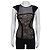 Top aderente Valentino con inserti in pizzo nero - Taglia S Usato