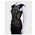Top aderente Valentino con inserti in pizzo nero - Taglia S Usato - vista 2