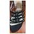 Sandali Stuart Weitzman neri in camoscio con strass Nero - vista 4