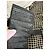 Autre Marque Pantalones de pata de gallo Saint Laurent Castaño Negro - vista 4