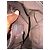 Borsa tote Gucci in tela beige e pelle marrone - vista 9
