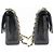 Borsa a tracolla con catena CHANEL Classic Double Flap 10" in pelle di agnello nera Nero - vista 5