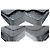 Borsa a tracolla con catena CHANEL Classic Double Flap 10" in pelle di agnello nera Nero - vista 6