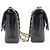 Borsa a tracolla con catena CHANEL Classic Double Flap 10" in pelle di agnello nera Nero - vista 5