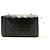 Borsa a tracolla CHANEL Diana Flap con catena in pelle d'agnello matelassé nera Nero - vista 3