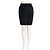 Falda lápiz Fendi texturizada en negro