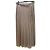 Autre Marque Falda Maxi Plisada AMI Alexandre Mattiussi Beige